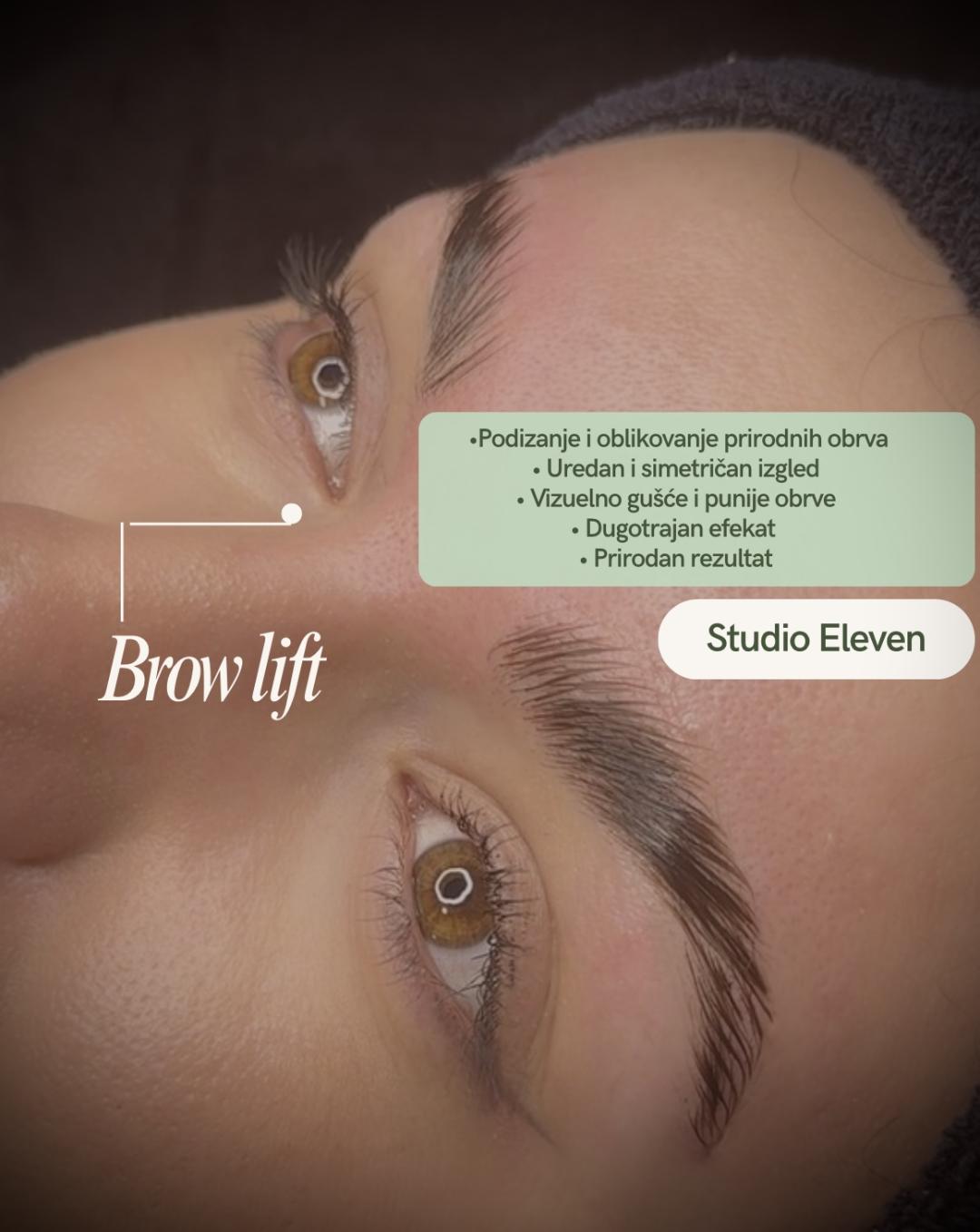 Brow lift - Studio Eleven Ladies&Gentlemen, Beograd Obrve Lice Obrve, Beograd, Zvezdara