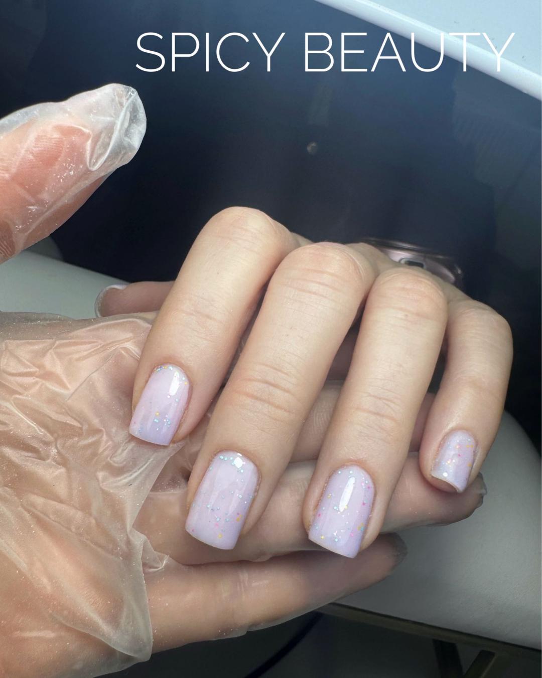 Ojačavanje noktiju rubber bazom - S dužina - Spicy beauty, Beograd Ojačavanje noktiju Nokti Ojačavanje noktiju, Beograd, Bežanijska kosa, Bežanija, Ledine, Surčin