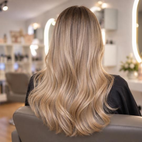 Colore beauty Lab #beograd Ombre, sombre, balayage Balayage (balajaž) – duga kosa do 60 cm Balaya