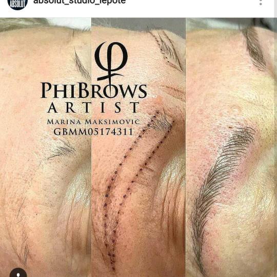 Absolut #beograd Obrve #phibrows Japansko iscrtavanje obrva Zaboravite na svakodnevno iscrtavanje ob