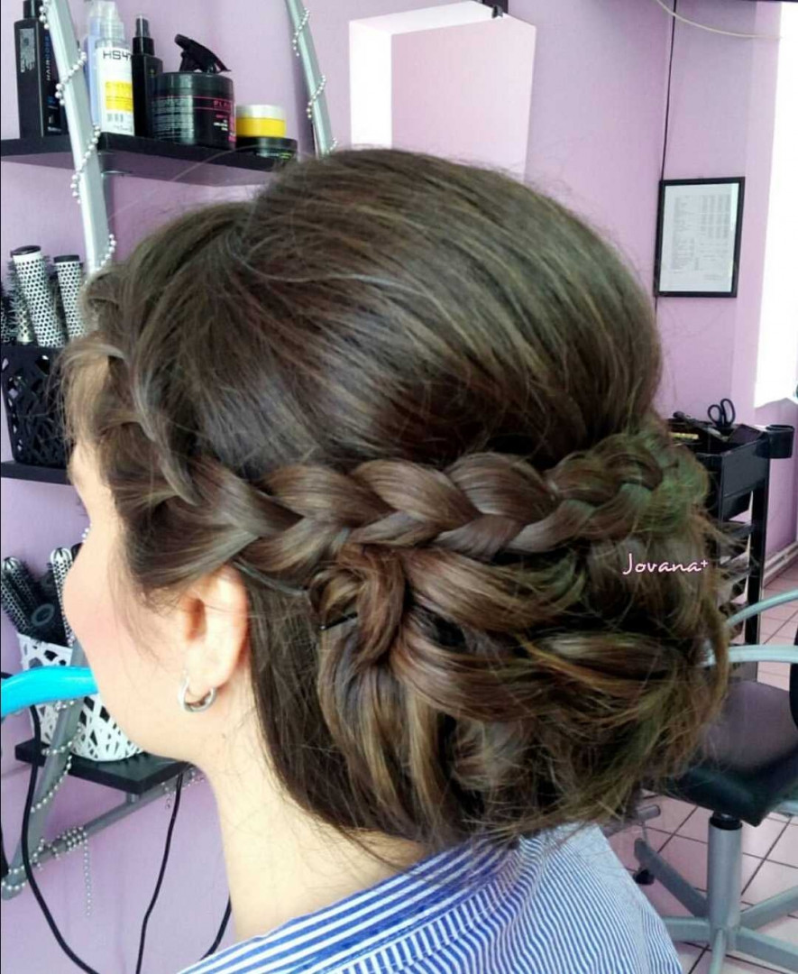 Jovana + #beograd Svečane i frizure za svadbu Svečana frizura - duga kosa