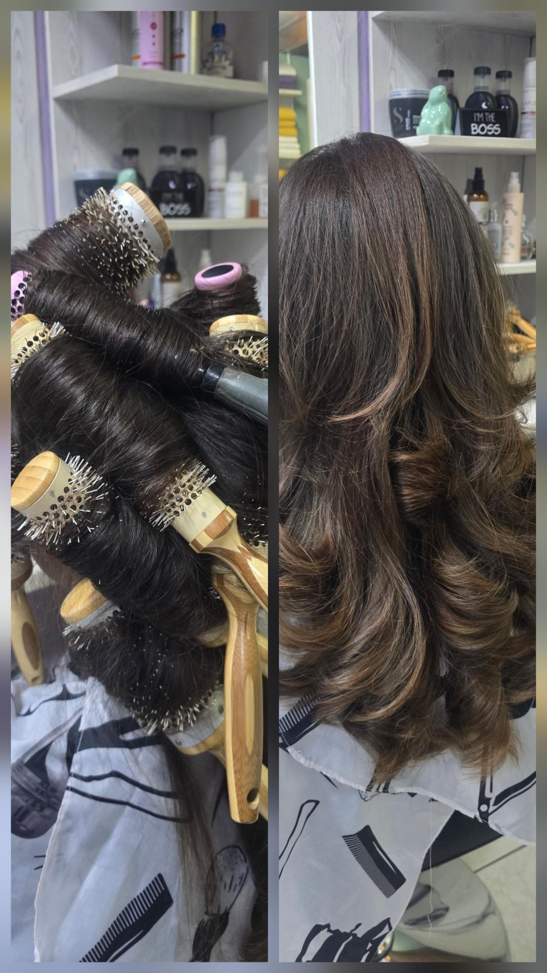 Lilla #novisad Feniranje i stilizovanje Feniranje na volumen - ekstra duga kosa