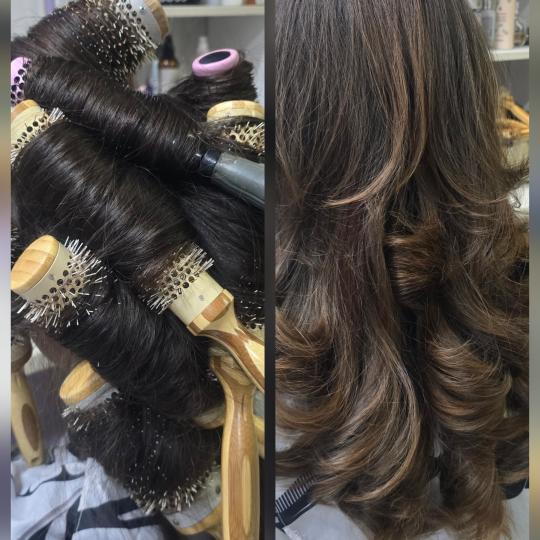 Lilla #novisad Feniranje i stilizovanje Feniranje na volumen - ekstra duga kosa