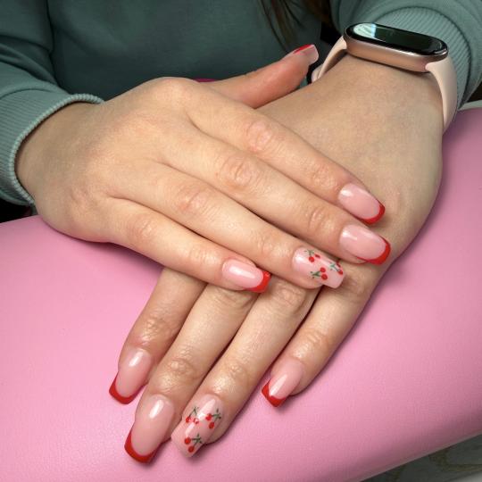 Beauty room Zvezdara #beograd Izlivanje noktiju Korekcija izlivanja noktiju gelom - M dužina