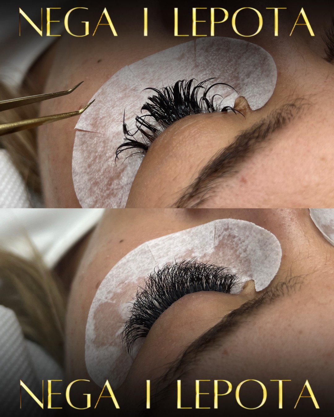 Nega i lepota NS 1 #novisad Nadogradnja trepavica Nadogradnja trepavica YY / 4D W