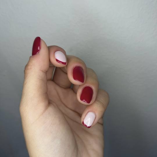 Hanni #beograd Manikir Manikir + gel lak Manikir + gel lak + french