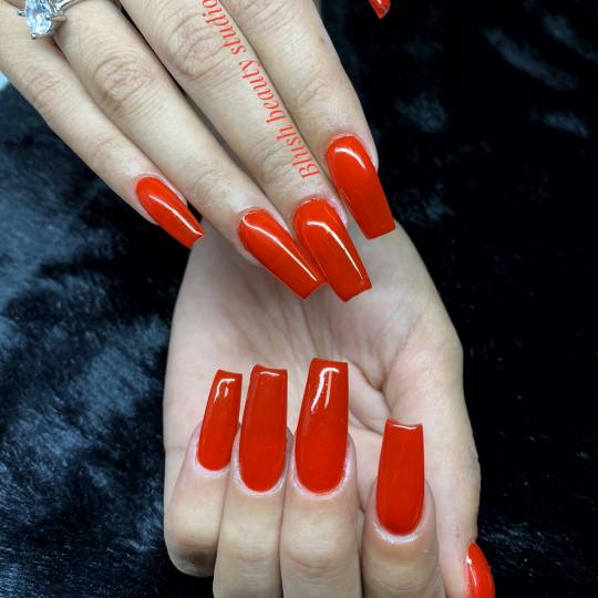 Blush Beauty Studio #beograd Nadogradnja noktiju Nadogradnja noktiju tipsama