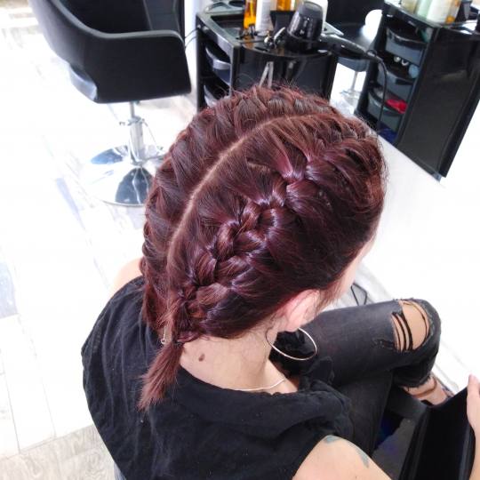 Beauty AD2BAR #beograd Pletenice, kike, punđe Bokserske pletenice