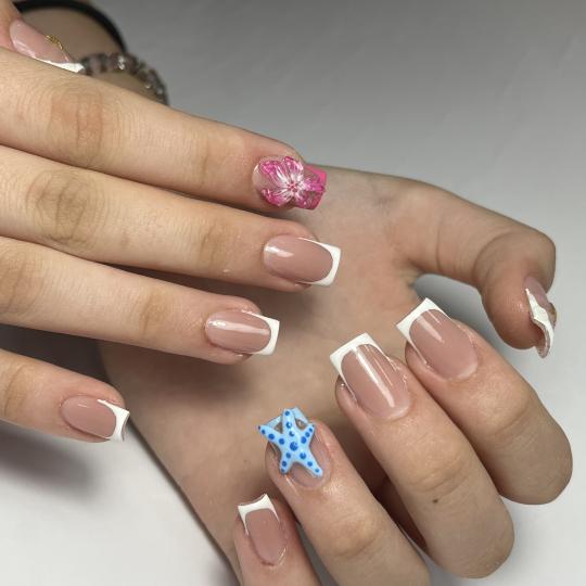 Princess beauty #nis Izlivanje noktiju Izlivanje noktiju gelom - S dužina