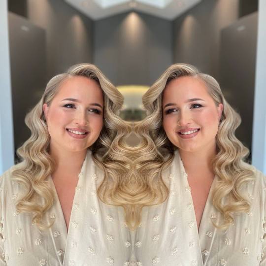 Dream Hair Studio #beograd Svečane i frizure za svadbu Hollywood talasi - duga kosa