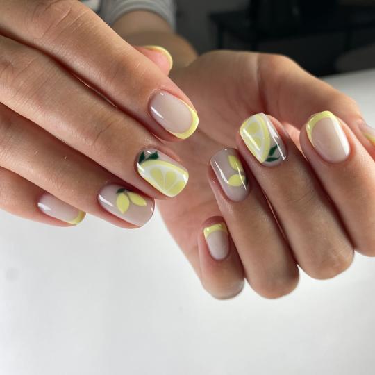 LB Nailtech Studio #nis Izlivanje noktiju Korekcija izlivanja noktiju gelom - S dužina