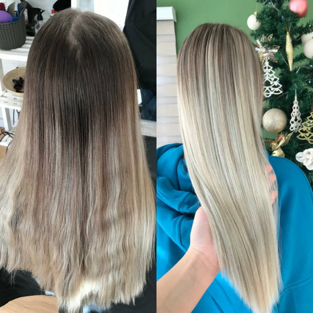 Exclusive Beauty #beograd Ombre, sombre, balayage Balayage + preliv - ekstra duga kosa