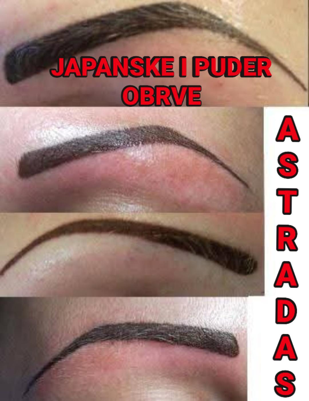 Astradas 2 #beograd Trajna šminka Japansko iscrtavanje obrva