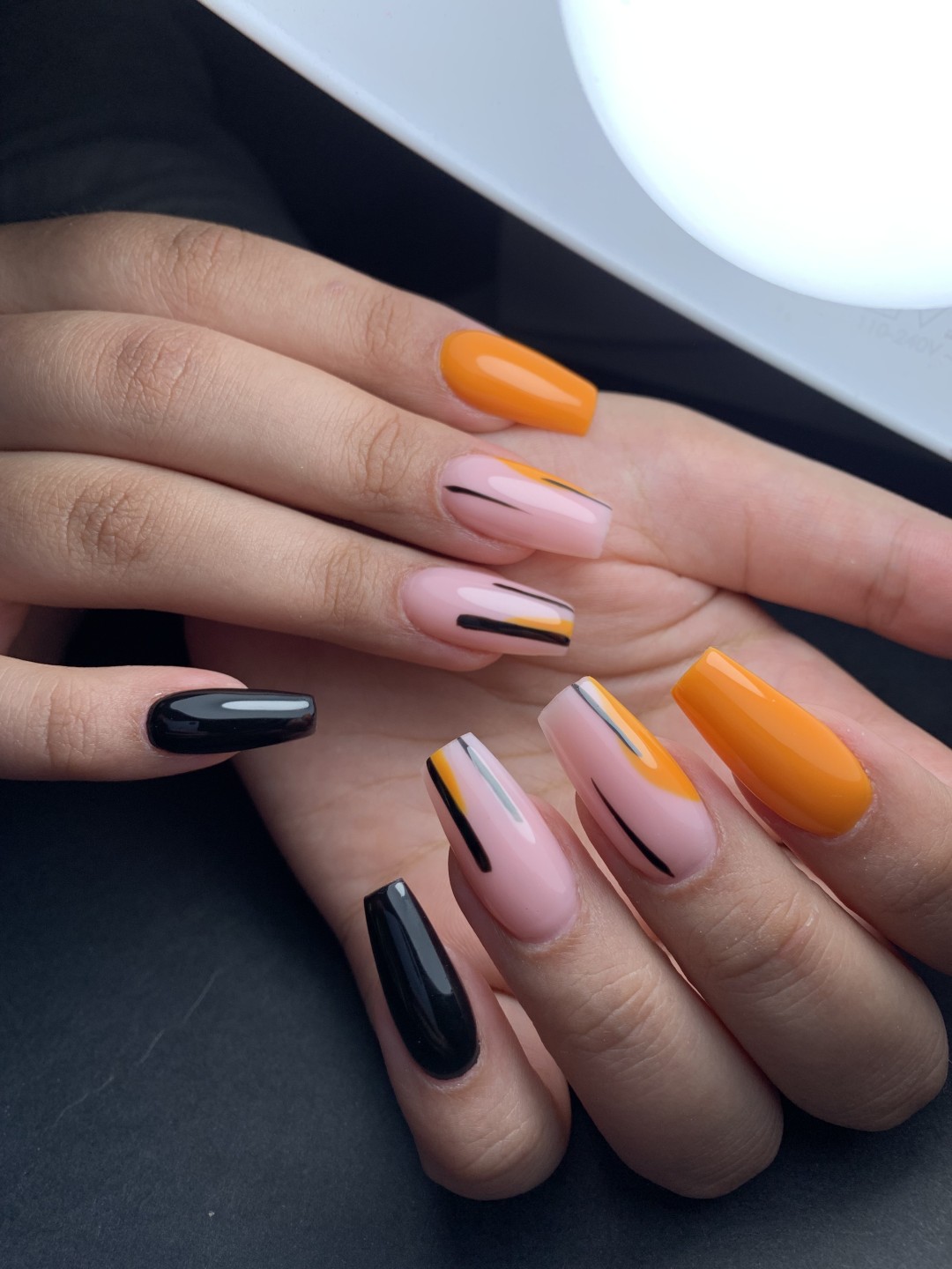Serebro by Dinails #beograd Nadogradnja noktiju Nadogradnja noktiju tipsama - M dužina
