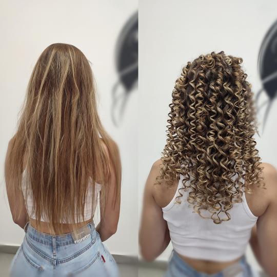 Infinity Hair #novisad Uvijanje, lokne i talasi Afro lokne - extra duga kosa (preko lopatica)