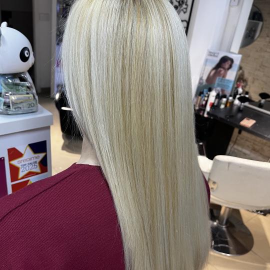 Wolf Cut #beograd Pramenovi Pramenovi na foliju+preliv+feniranje - duga kosa preko ramena