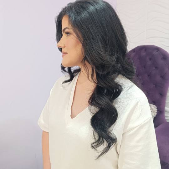 Princess beauty #nis Farbanje kose Svečana frizura - Lokne - duga kosa