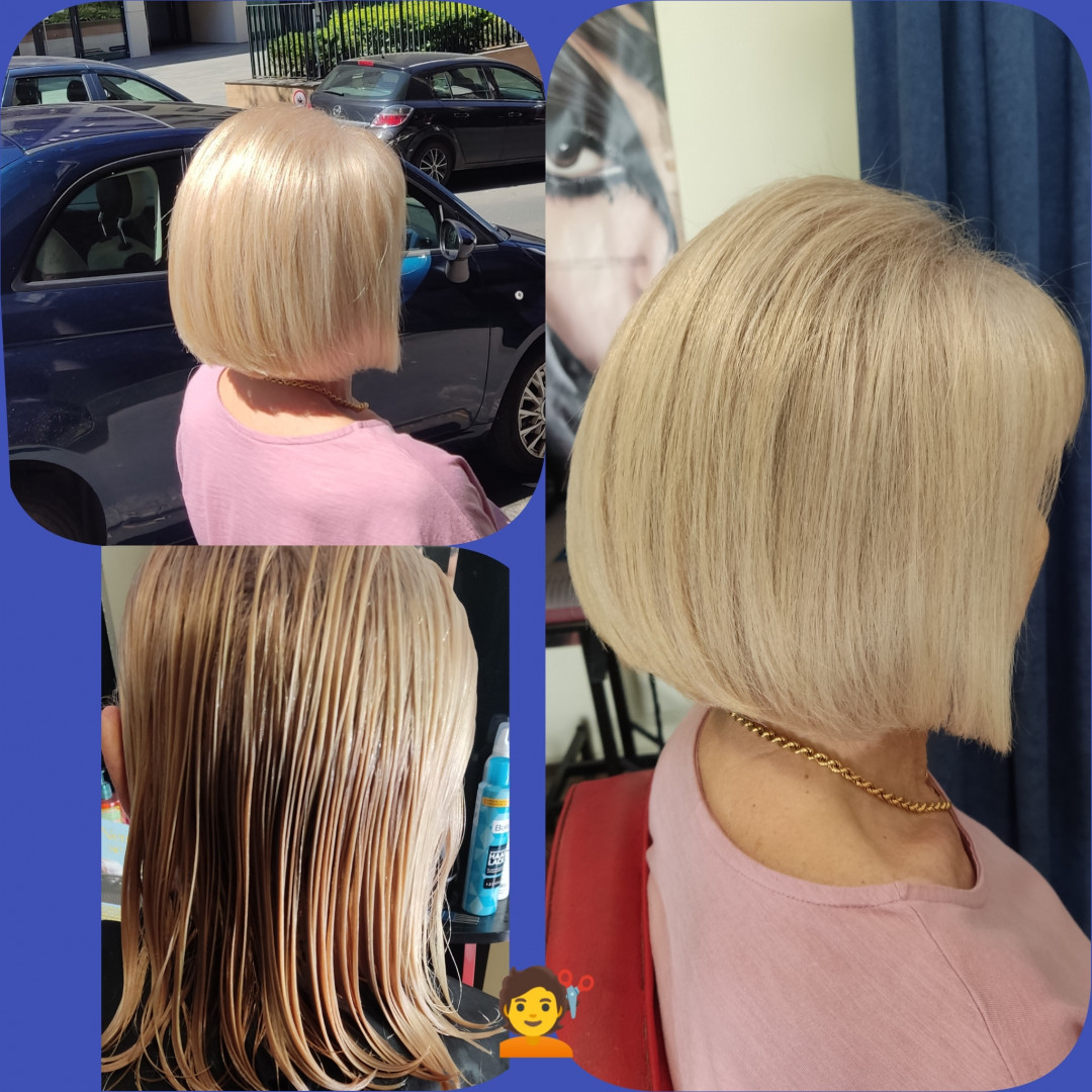 Vanja Hair Still #beograd Šišanje Žensko šišanje + feniranje - kosa srednje dužine