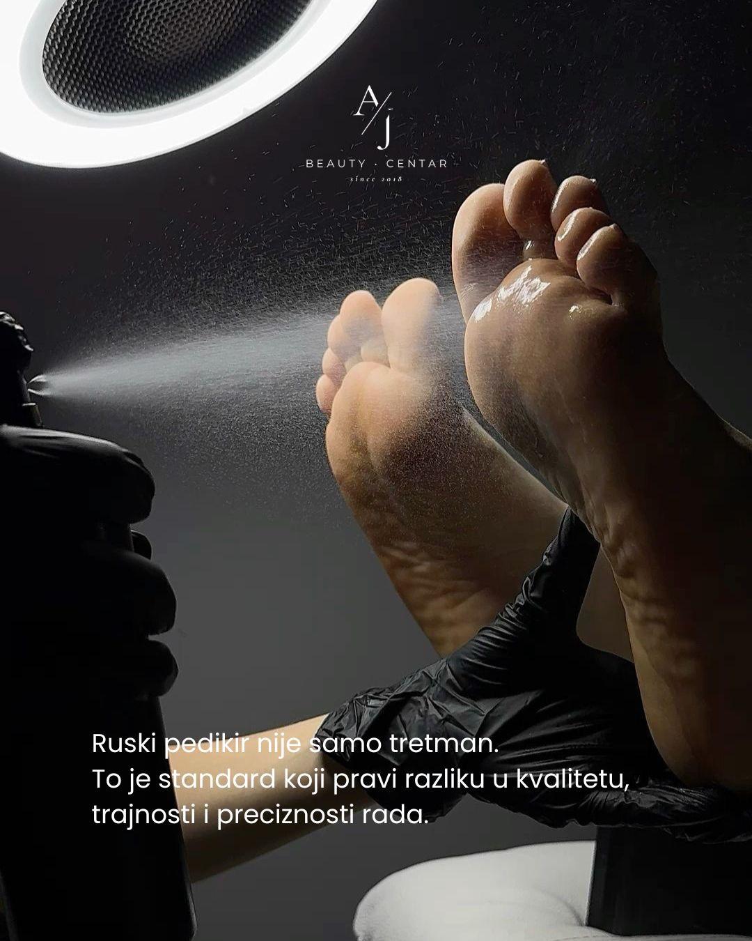 Aj Beauty Centar #pancevo Estetski pedikir Ruski pedikir + gel lak