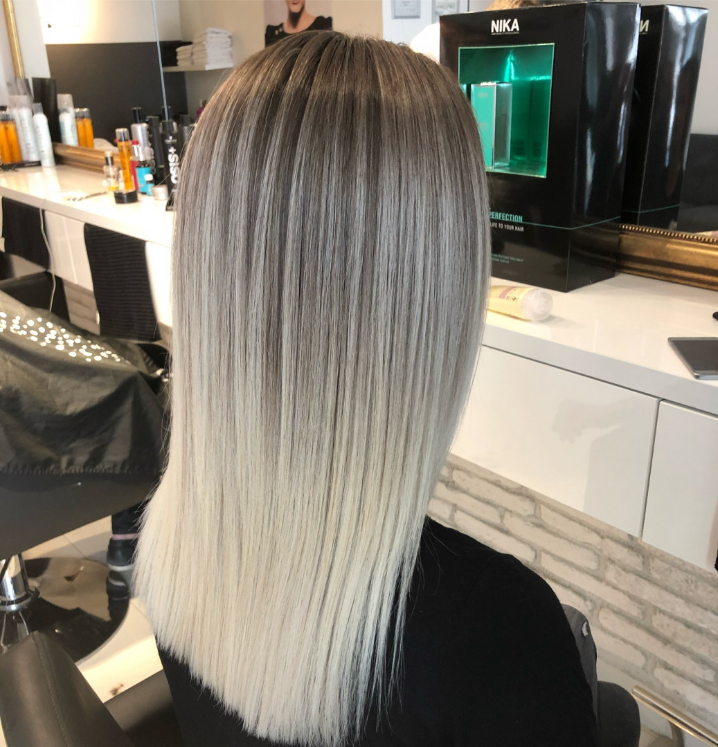 Hair and beauty #beograd Ombre, sombre, balayage Full blonde balayage + gratis šišanje - kosa srednje dužine