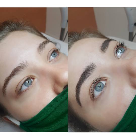 Gloss studio #nis Obrve Brow lift + lash lift Lifting obrva je najnovija tehnika, kojom cete postici
