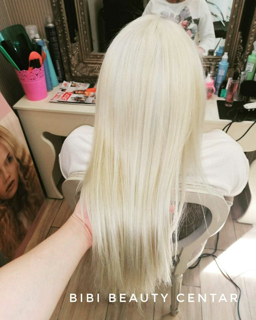 Bibi beauty centar #beograd Nega i ojačavanje kose Blajhanje izrastka