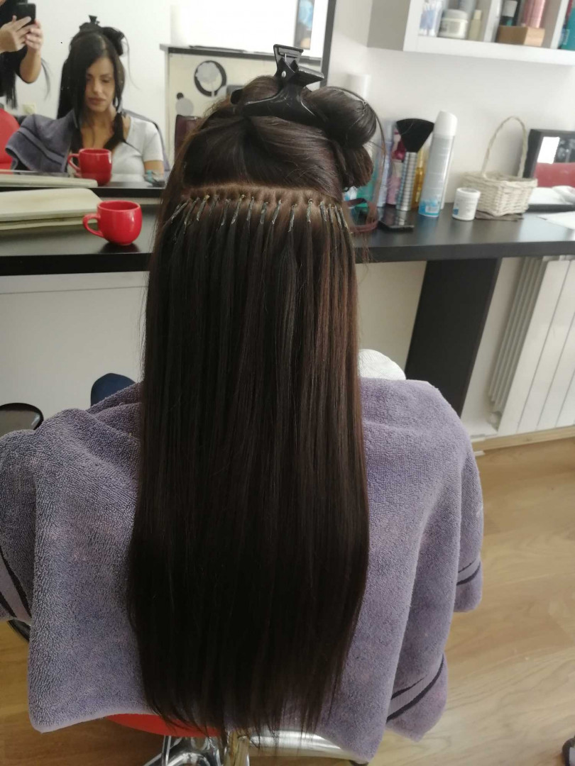 Avangarda #beograd Nadogradnja kose Nadogradnja kose keratin / micro ring 100g - pramenovi  40cm - 55cm