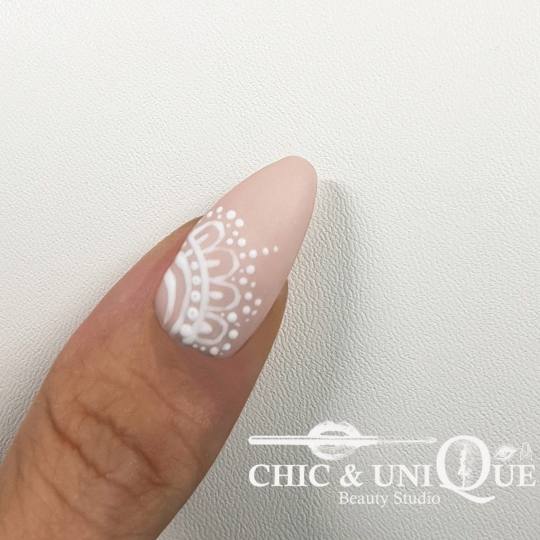 Chic & Unique #beograd Ojačavanje noktiju Lace indian motifs nails ???‍♀️??‍♀️?♥️? 