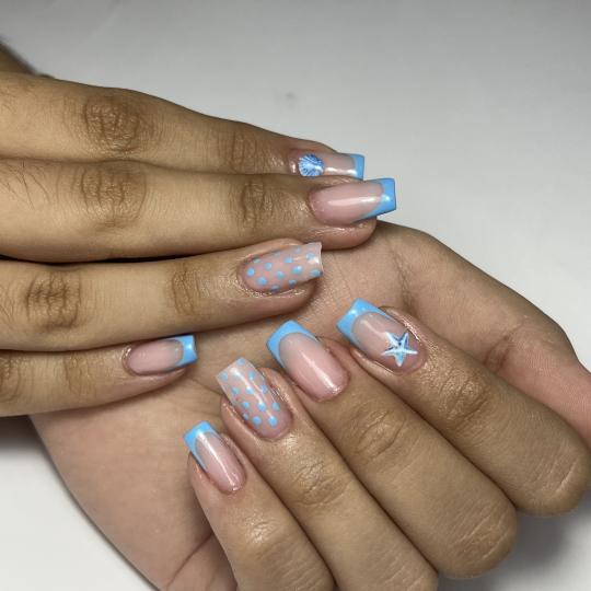 Princess beauty salon #nis Ojačavanje noktiju Korekcija ojačavanja noktiju gelom - M dužina