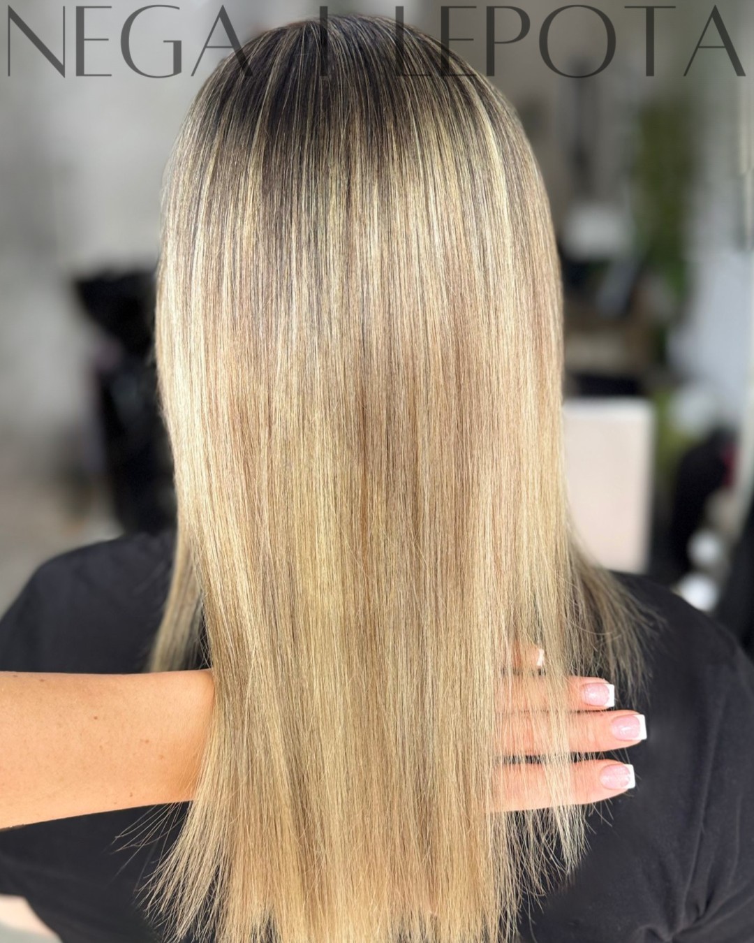 Nega i lepota NS 1 #novisad Pramenovi Balayage paket: pramenovi + preliv + BOTOX + šišanje + feniranje na ravno