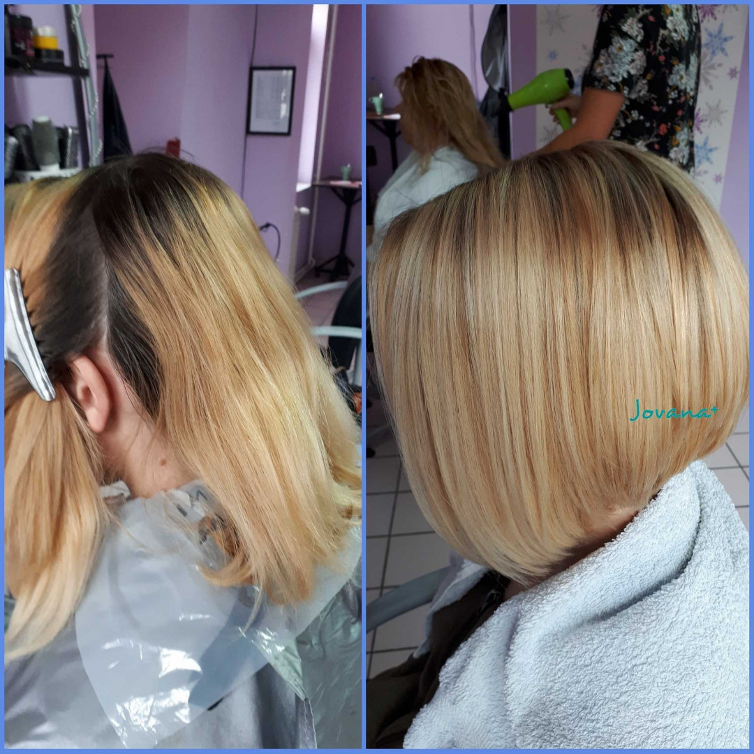 Pramenovi na foliju + preliv - duga kosa - Jovana +, Beograd Pramenovi Frizerski saloni Pramenovi, Beograd, Novi Beograd blokovi, Belville, Savski kej