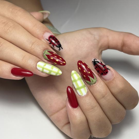Princess beauty salon #nis Izlivanje noktiju Izlivanje noktiju gelom - L dužina