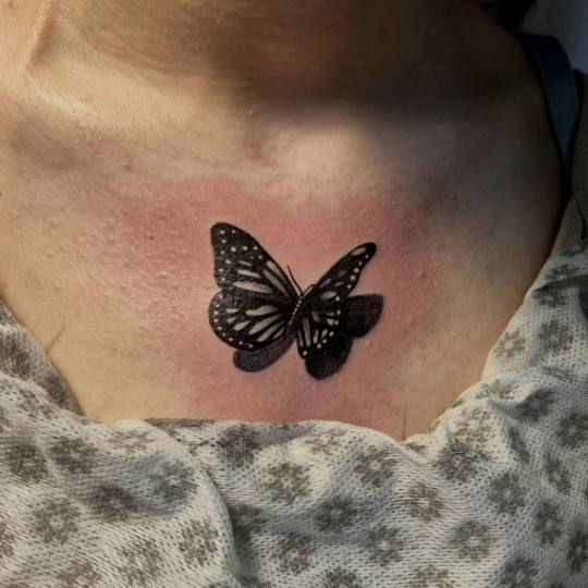 Krispy tattoo & nails #beograd Ostalo Tetovaža 5 x 5 cm - crno-bela Tetovaža leptir 🦋