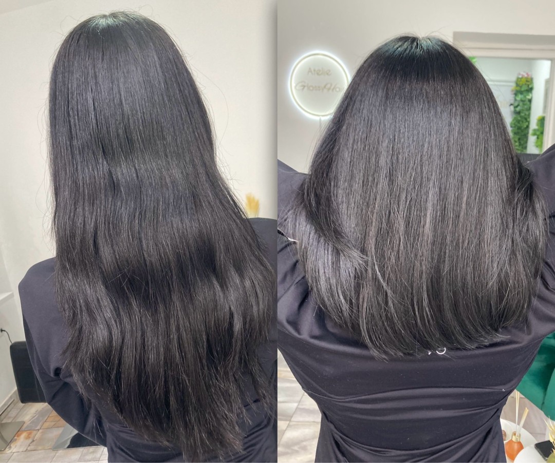 Atelje Glossy Hair #beograd Feniranje i stilizovanje Glossy paket - Žensko šišanje + feniranje + ampula - duga / ekstra duga kosa