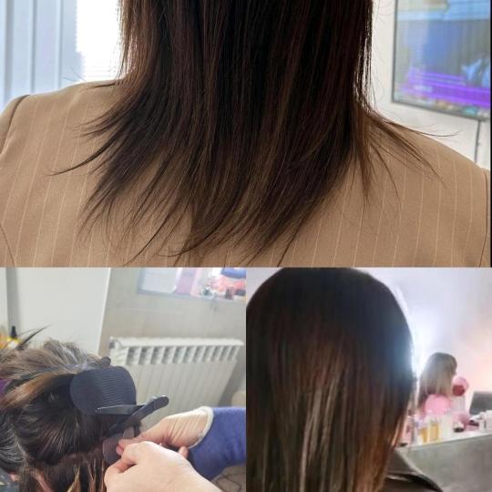 Professional beauty and spa #beograd Nadogradnja kose Nadogradnja kose - 100 gr Nadogradnja keratin 