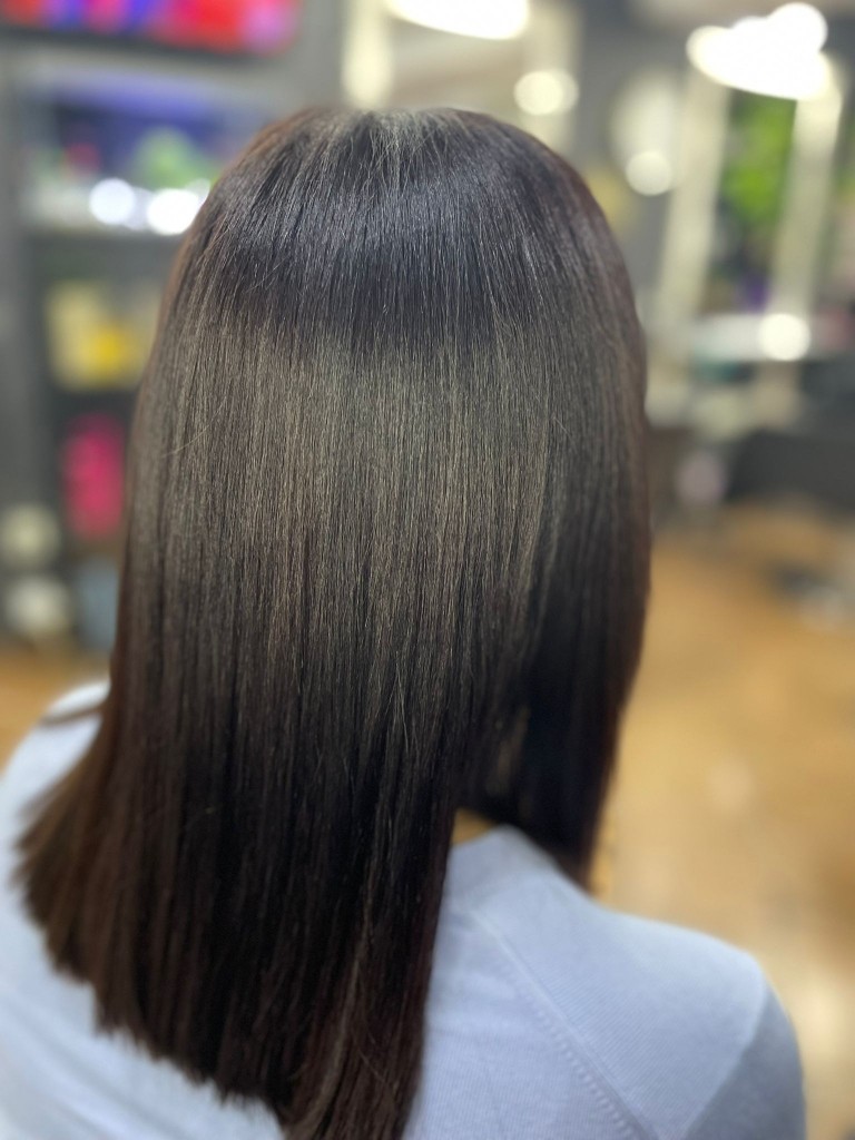 Natali 19 #beograd Farbanje kose Farbanje cele dužine + feniranje - duga kosa