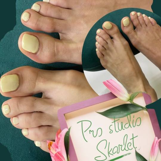 Pro studio Scarlet #beograd Estetski pedikir Estetski pedikir + gel lak