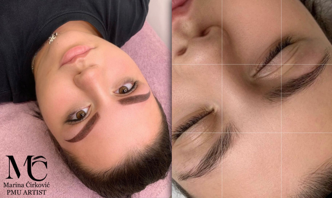 Aurora Beauty Studio #beograd Trajna šminka Puder obrve