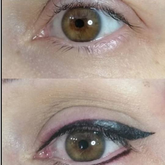 Ksenija Estetik Centar #nis Make-up / šminkanje Trajna šminka kapaka - eyeliner  + korekcija do 3 