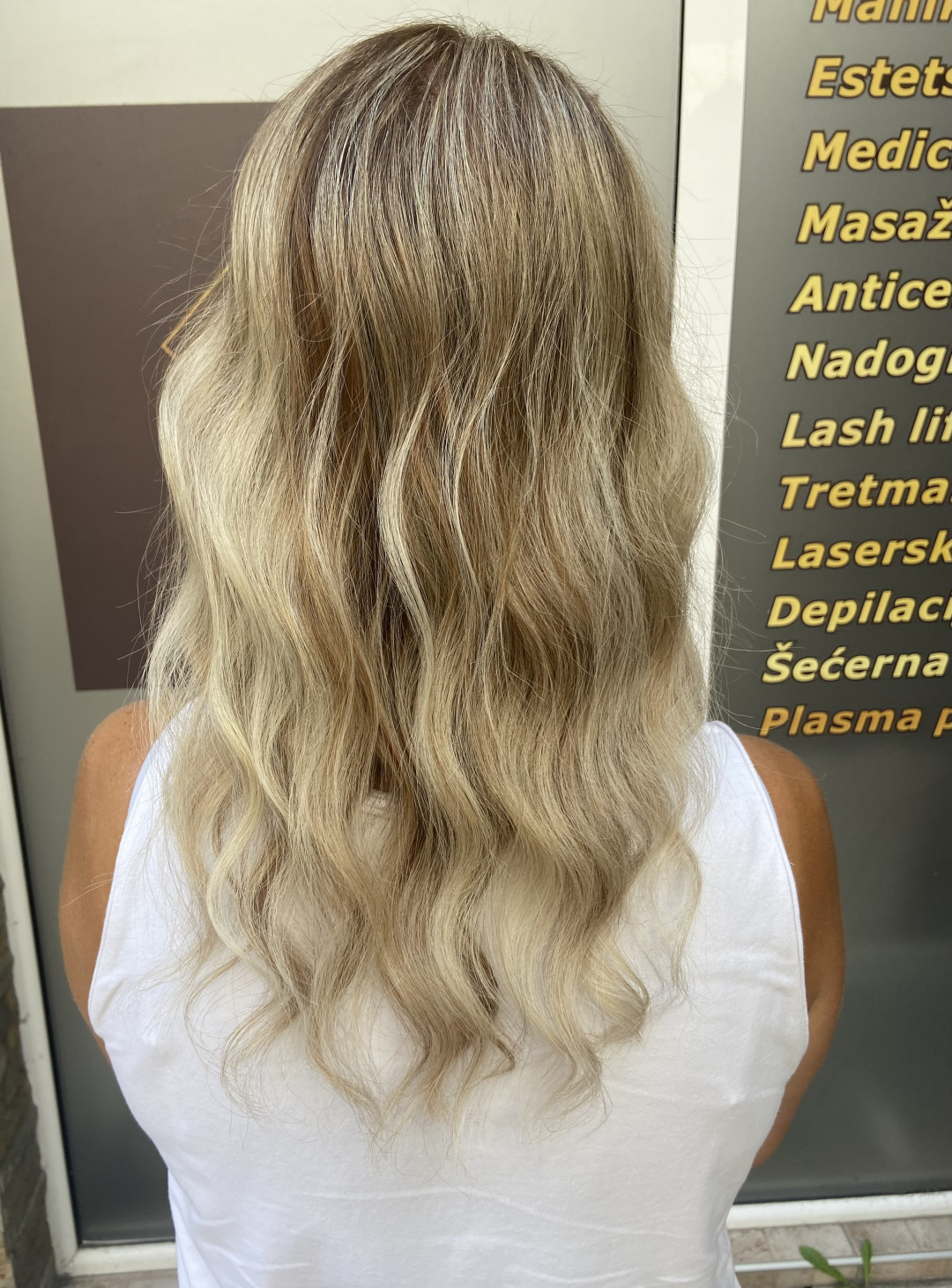 Hermitage #beograd Pramenovi Balayage / Pramenovi - srednja dužina kose