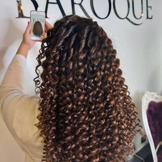 Baroque #beograd Uvijanje, lokne i talasi Afro lokne - paž