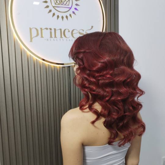 Princess beauty #nis Farbanje kose Svečana frizura - Talasi - duga kosa