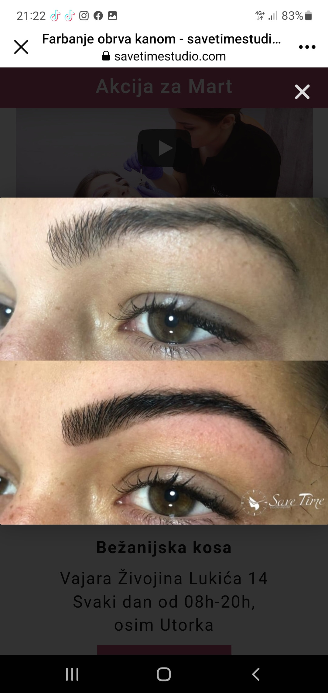 Salon Lepote Kaja #beograd Trajna šminka Puder obrve