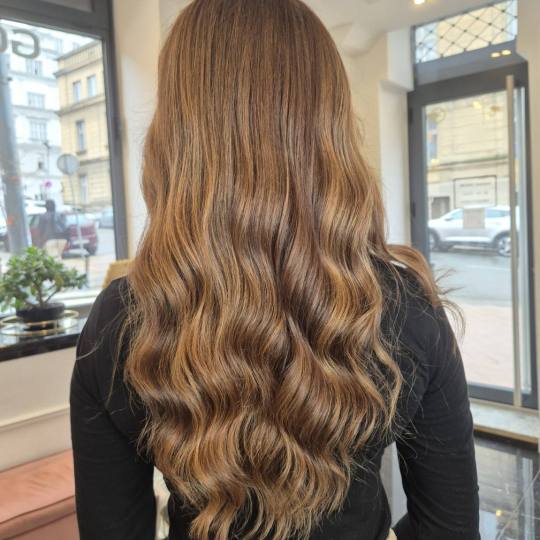 Esthetique Privé #beograd Ombre, sombre, balayage Balayage + Preliv +Feniranje + Šišanje +Black C