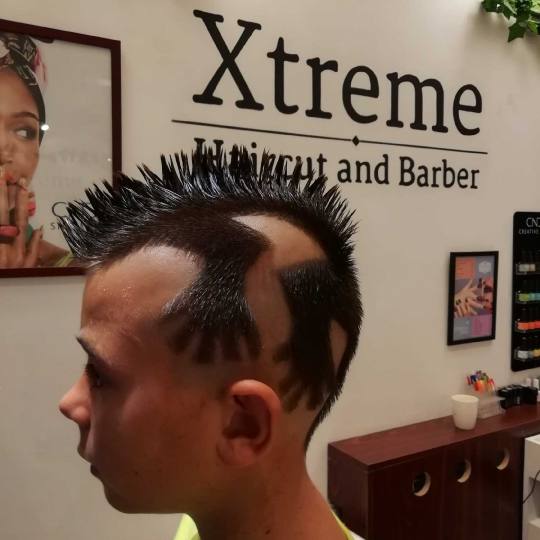 Xtreme #beograd Muško šišanje Iguana ? Crtanje po glavi - složeno Moderne frizure sa motivima po
