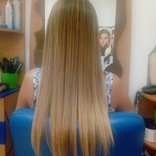 Nataly Trend Studio #novisad Feniranje i stilizovanje Feniranje na ravno - ekstra duga kosa (od polo