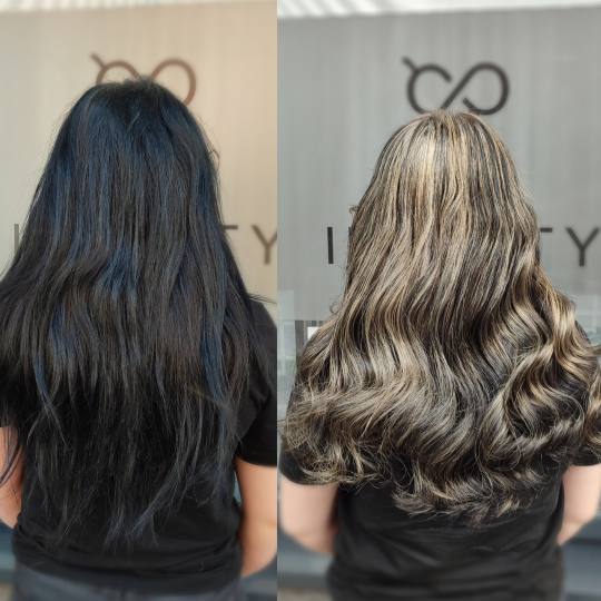 Infinity Hair #novisad Pramenovi Pramenovi & Preliv na kapu - duga kosa