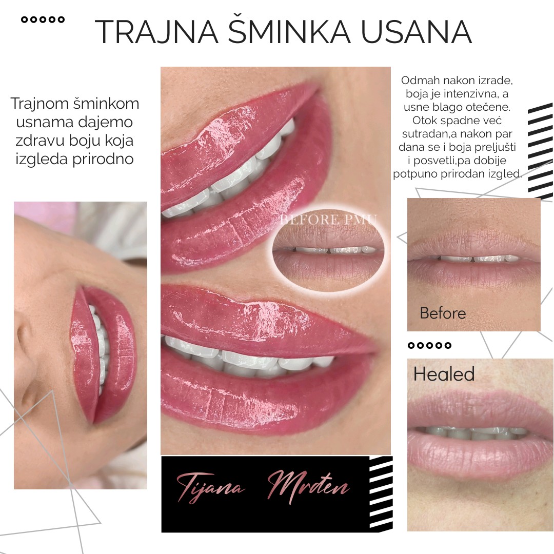 Gospođica #beograd Trajna šminka Trajna šminka - usne
