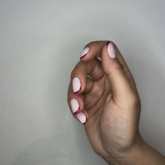 Hanni #beograd Manikir Manikir + gel lak Manikir + gel lak + french