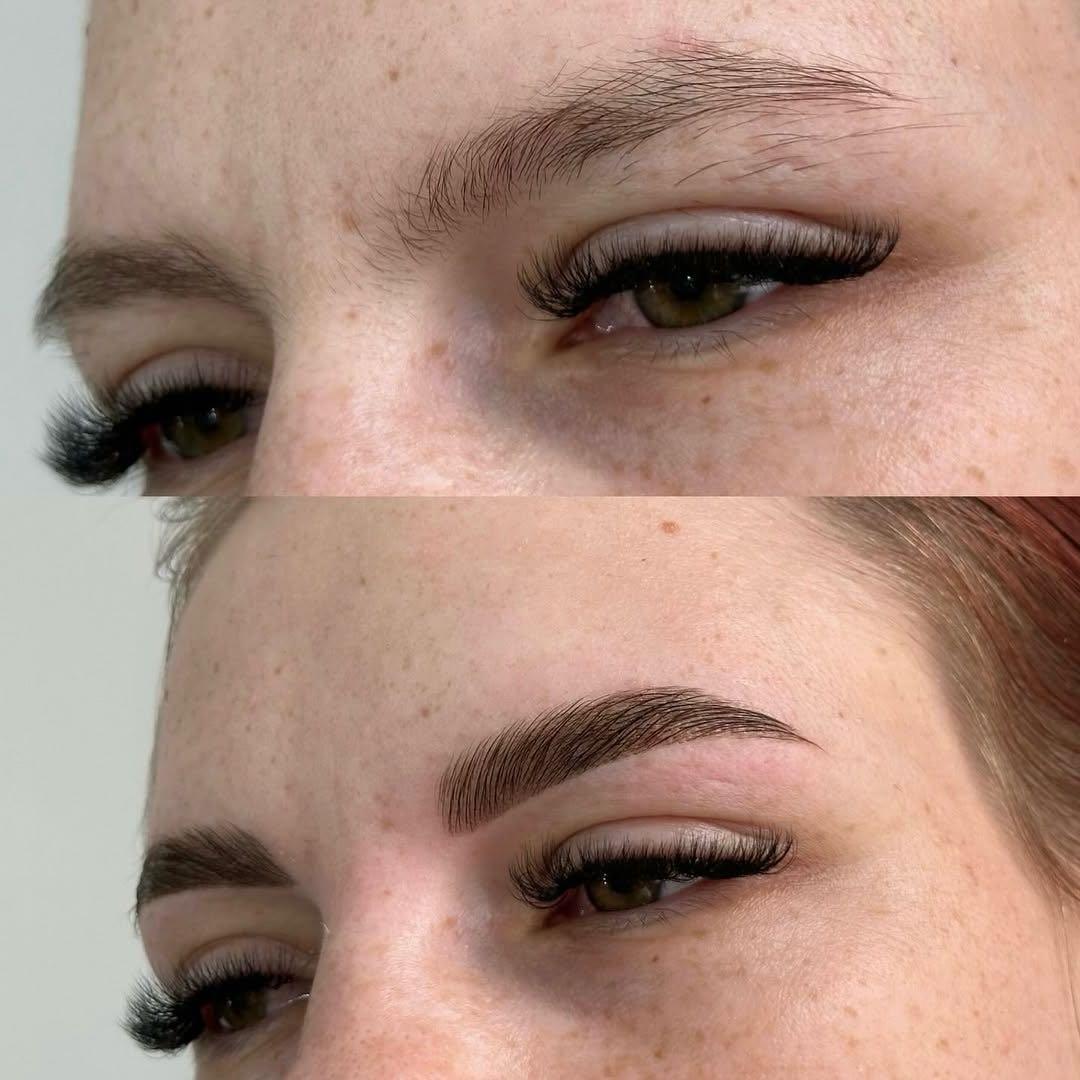 AmiSo Beauty Studio #novisad Obrve Korekcija obrva voskom / pincetom + Laminiranje obrva